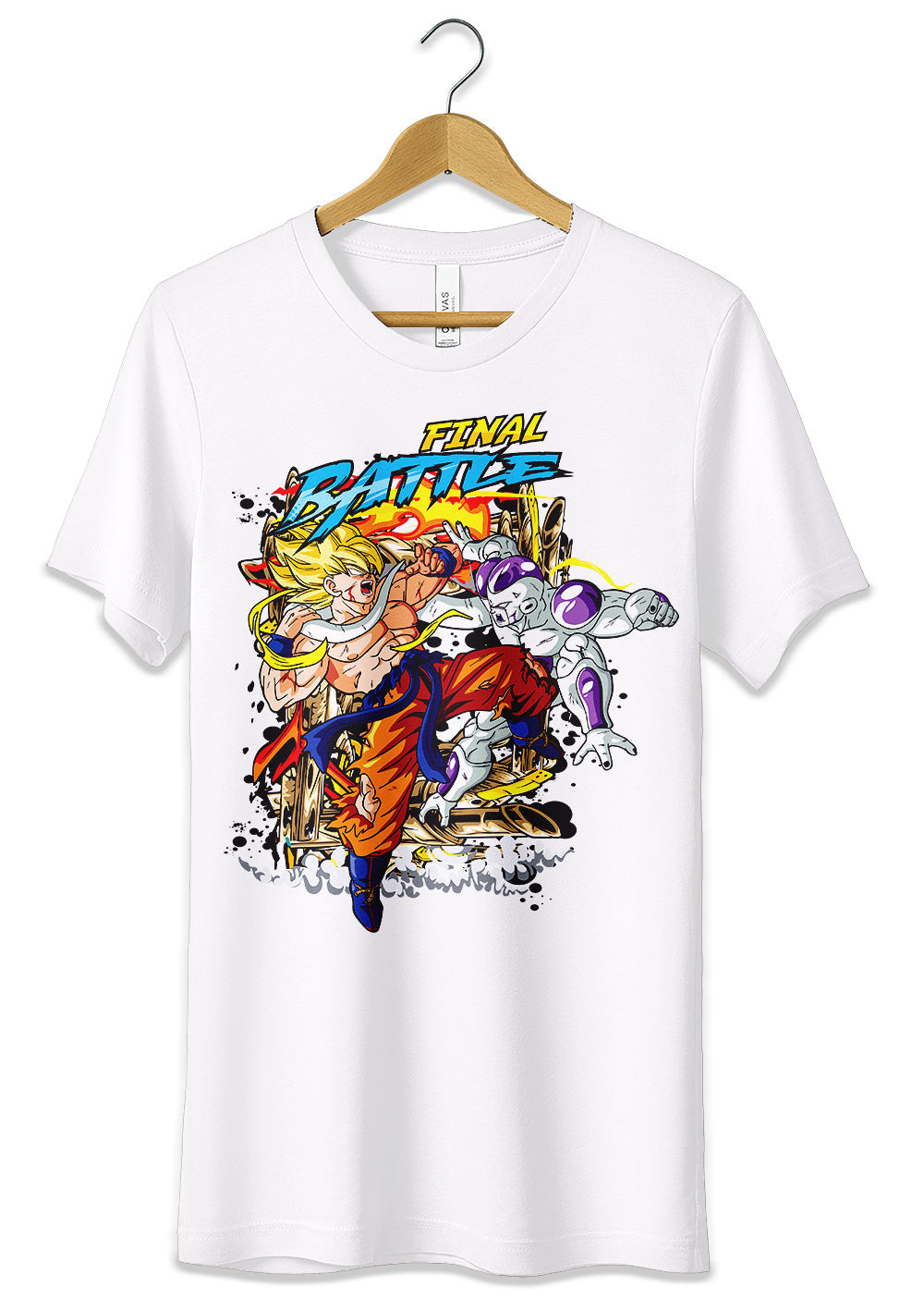 T-Shirt Goku vs Freezer Maglietta Dragon Ball-0