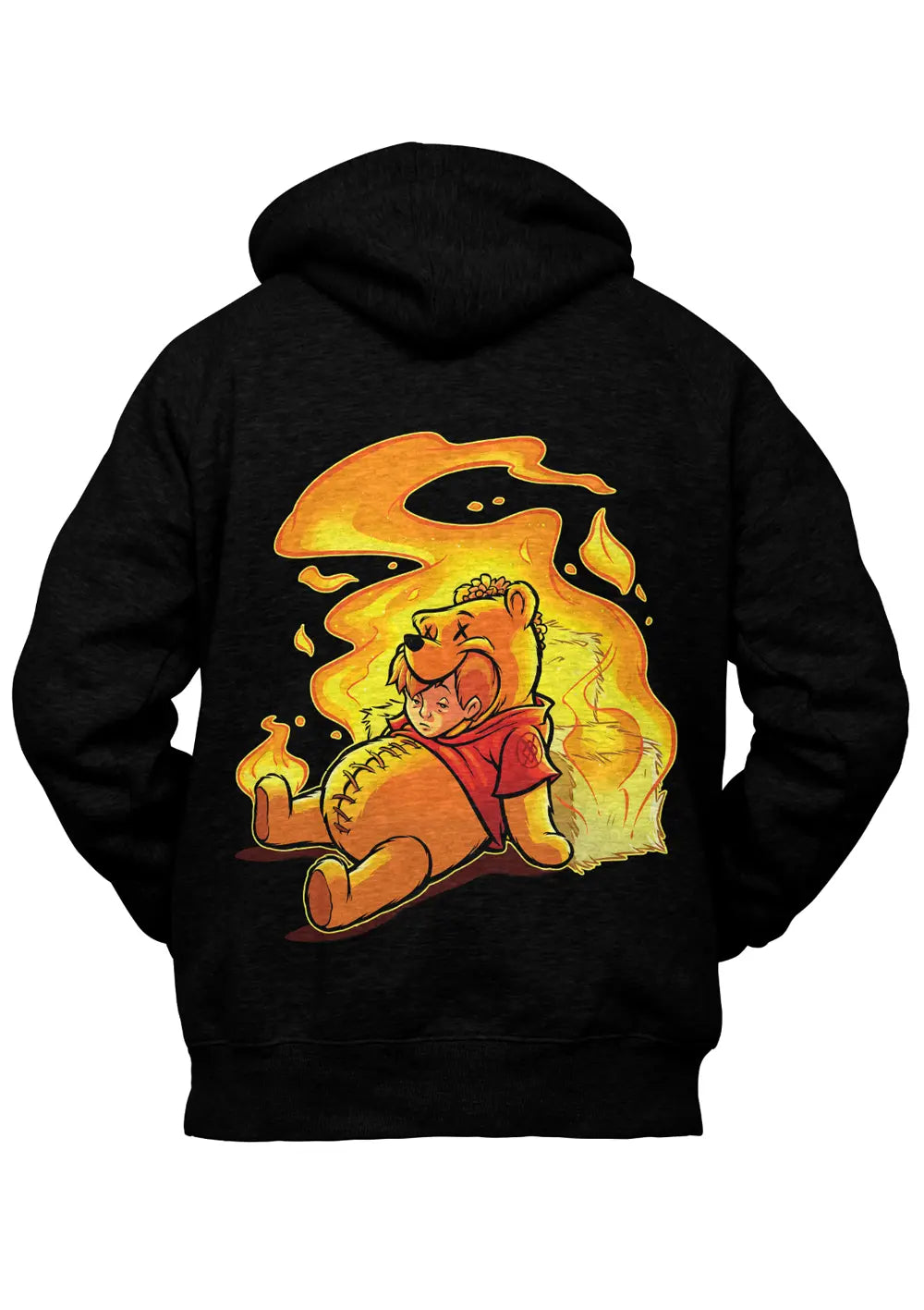 Felpa con Cappuccio Winnie the Pooh Streetwear Urban-0